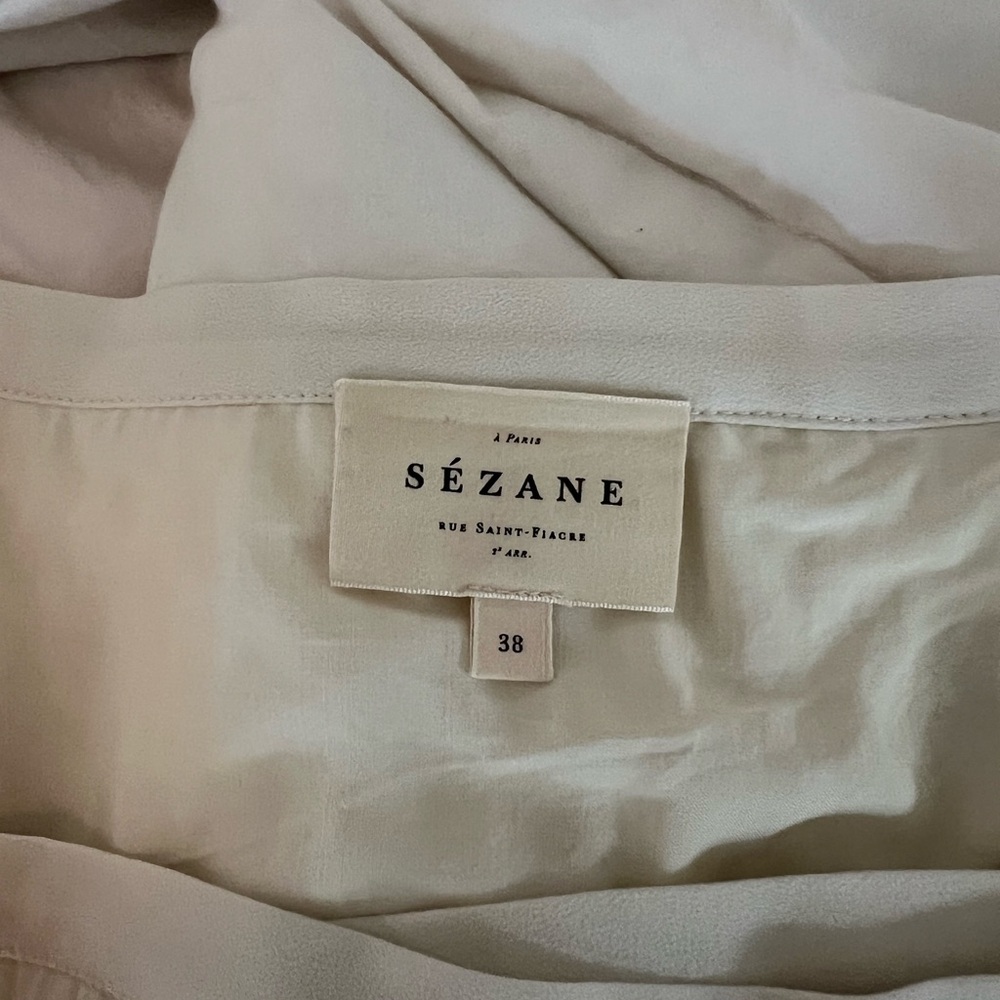 Sézane Dila Wrap Pleated Skirt - Picture 2 of 4